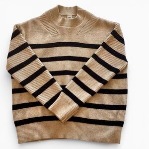Twik Cowl Neck Sweater M Striped